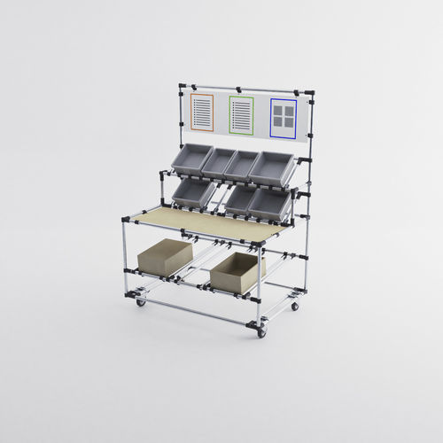 Poste de travail pour assemblage - LOG0405 - OPEX FACTORY - mobile / sur mesure