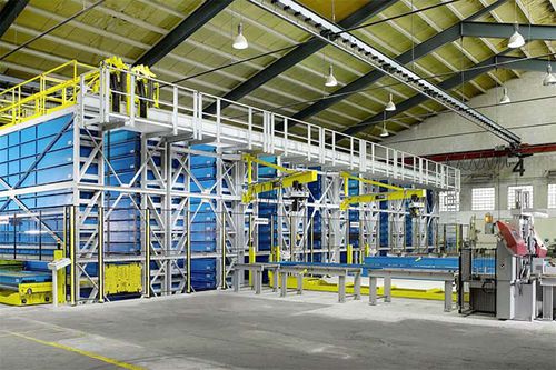 Tour de stockage modulaire - TowerMat UE series - Intertex Maschinenbau Ingeborg Deiss GmbH & Co. - pour charge longue / pour cassette