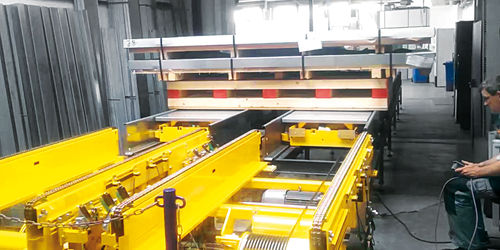 Système de stockage à navette - Intertex Maschinenbau Ingeborg Deiss GmbH & Co.