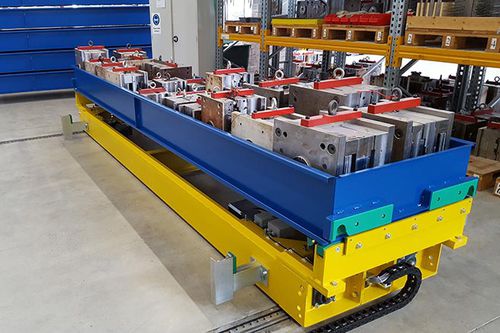 Tour de stockage de palettes - TowerMat - Intertex Maschinenbau Ingeborg Deiss GmbH & Co. - pour charge longue / de cartons