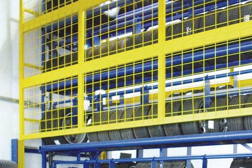 Stockeur rotatif vertical - InterMat IM-HO6.1 - Intertex Maschinenbau Ingeborg Deiss GmbH & Co. - pour pneus