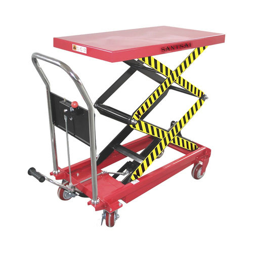 Table élévatrice à doubles ciseaux - SPT35S - SANTSAI MACHIENRY - à pédale / mobile / pour préparation de commandes