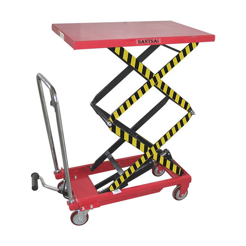 Table élévatrice à doubles ciseaux - SPT15-127 - SANTSAI MACHIENRY - à pédale / mobile / pour préparation de commandes