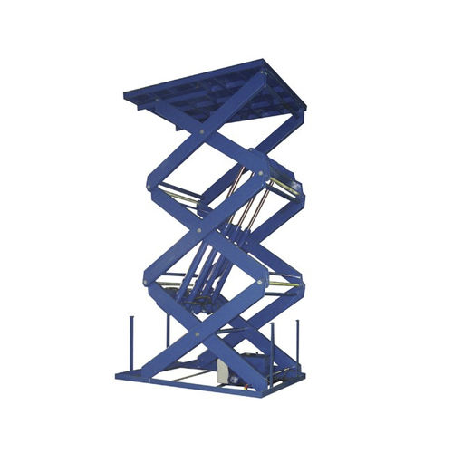 Table élévatrice à triple ciseaux - ETW 3 series - SANTSAI MACHIENRY - électrique / stationnaire / pour charges lourdes