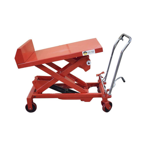 Table élévatrice basculante - TF F series - SANTSAI MACHIENRY - à ciseaux / hydraulique / à pédale