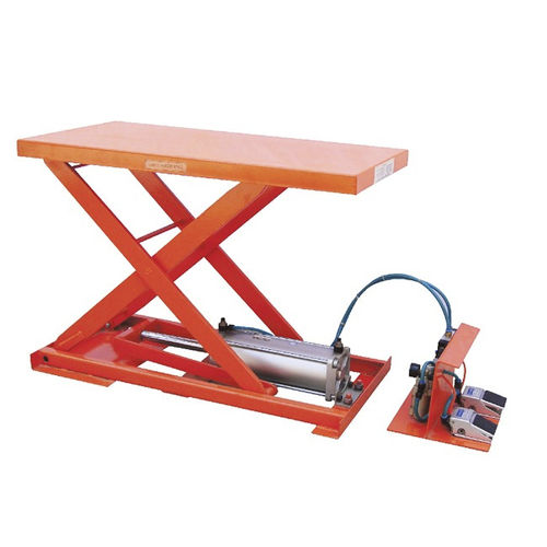 Table élévatrice à ciseaux - AT-10 - SANTSAI MACHIENRY - pneumatique / stationnaire / pour charges lourdes