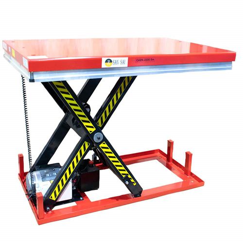 Table élévatrice à ciseaux - ET1001 - SANTSAI MACHIENRY - hydraulique / stationnaire / pour charges lourdes