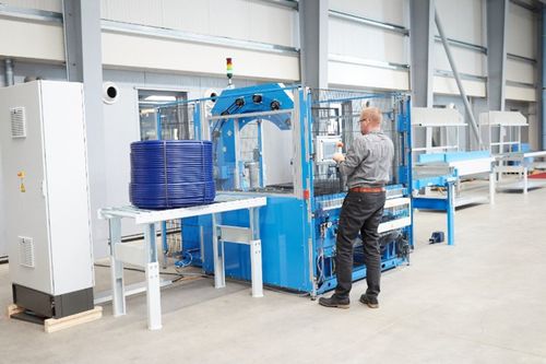 Banderoleuse horizontale - CL 5C 1300 - Wrapsolut - Fährenkämper GmbH & Co. KG - avec couronne tournante / automatique / de pneu