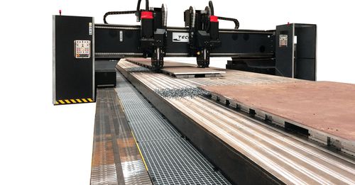 Machine d'usinage 3 axes - TRF series - TECOI | Advanced Plate Processing Systems - verticale / de fraisage / de perçage