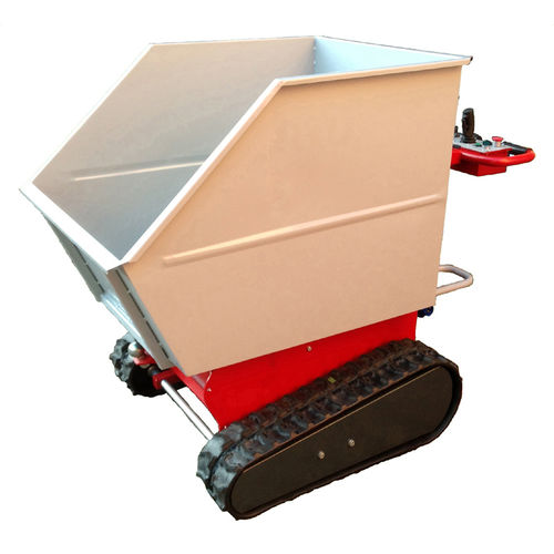 Mini-dumper sur chenilles - TC1000/WMG  - PMP di Olgiati Giuseppe - électrique / à déchargement frontal