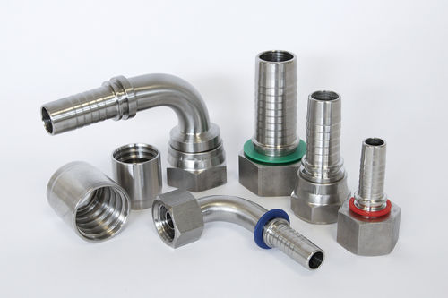Raccord d'angle - X series  - IMM Hydraulics - en inox / de tuyau flexible