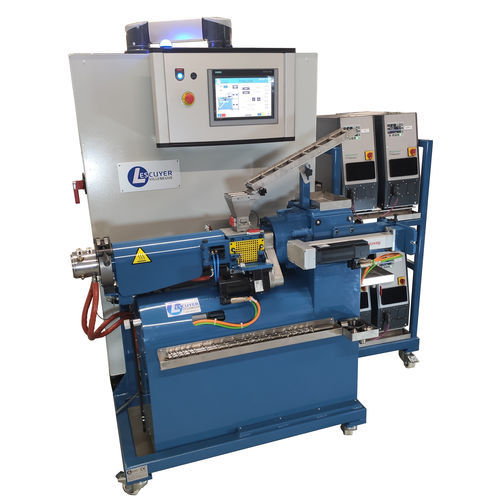 Extrudeuse monovis - Lescuyer Villeneuve - pour le caoutchouc / de laboratoire