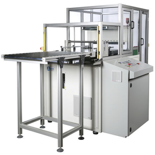 Machine de découpe à lame - Lescuyer Villeneuve - pour caoutchouc / de panneaux / automatique
