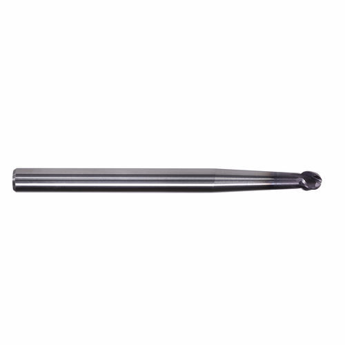Fraise en bout - 65260 series - DueCi SRL - à bout hémisphérique / carbure monobloc / pour métaux non ferreux
