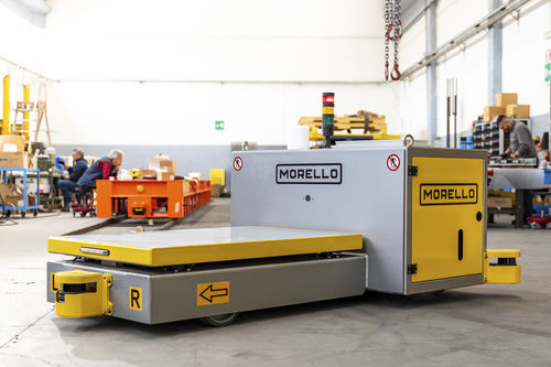 AGV de manutention - Navigation AGV CAR - MORELLO USA - de transfert / de chargement / pour palettes