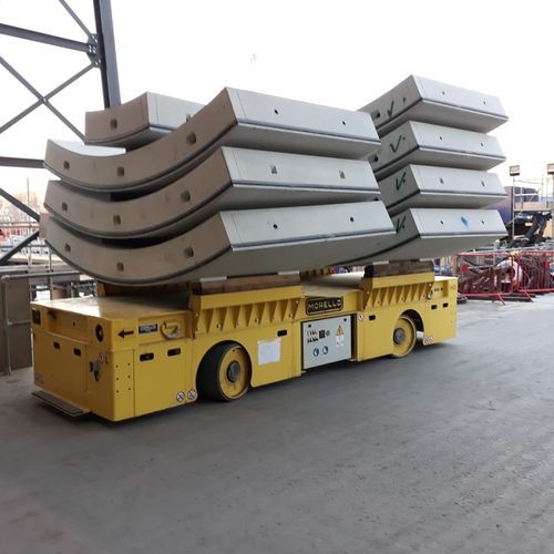 Navette de transfert de manutention - SGAI and OMNI Transporter - MORELLO USA - de transport / pour charges lourdes / électrique