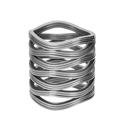 Rondelle ressort de compression - Zhejiang Lisheng Spring Co., Ltd. - enroulée / ondulée / à fil plat