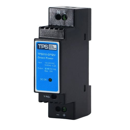 Alimentation électrique sur rail DIN - TPS010-GP12V - TPS Elektronik GmbH - AC/DC / à deux sorties / monophasée