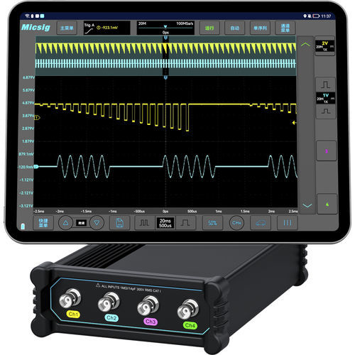 Oscilloscope numérique - VATO2004 - TPS Elektronik GmbH - sur table / multivoie / 4 voies