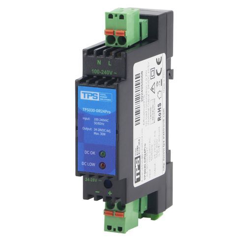 Alimentation électrique sur rail DIN - TPS030-DR24Pro - TPS Elektronik GmbH - AC/DC / monophasée / CE
