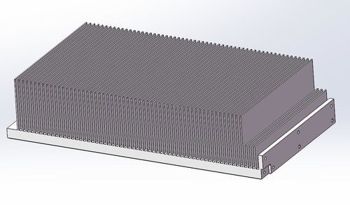 Dissipateur thermique en aluminium - Aluminium Profile (HFX) - TPS Elektronik GmbH - en aluminium anodisé / de puissance / fraisé et taraudé par CNC