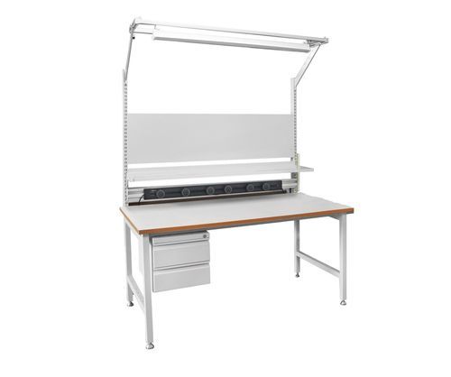 Poste de travail industriel - Fixed-1575 - TPS Elektronik GmbH - pour assemblage / pour composants électroniques / d'inspection