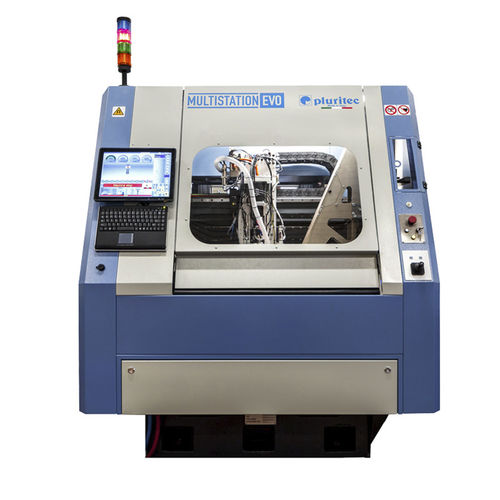 Perceuse-détoureuse CNC - EVO 2S - PLURITEC SRL - pour circuit imprimé / à deux broches / à grande vitesse