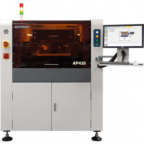 Machine de sérigraphie automatique - AP435 - AUTOTRONIK-SMT GmbH - de pâte à braser / PCB / en temps réel