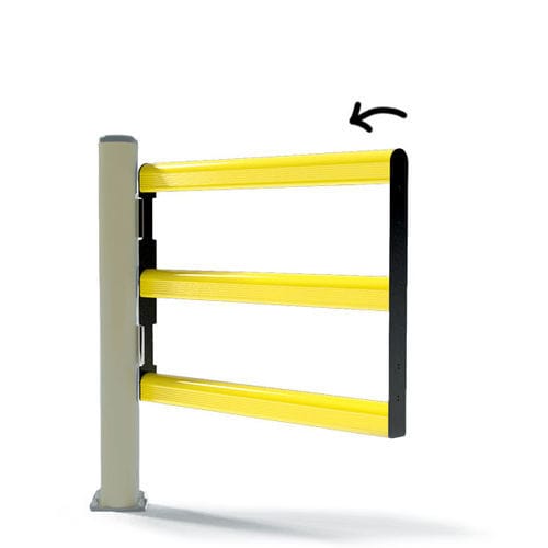 Portillon battant - DP 150 ONE WAY - MPM - piéton / en caoutchouc