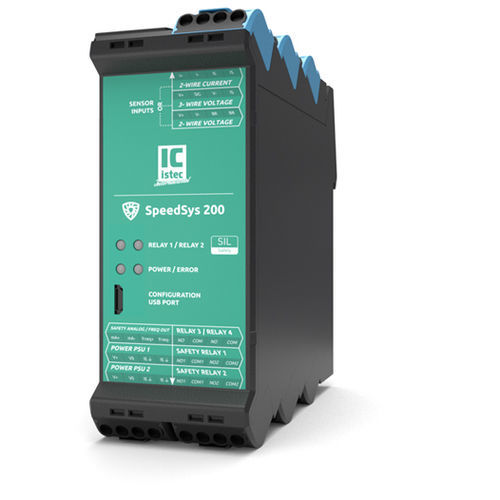 Instrument de protection contre la survitesse - SpeedSys 200 - Istec - pour turbine