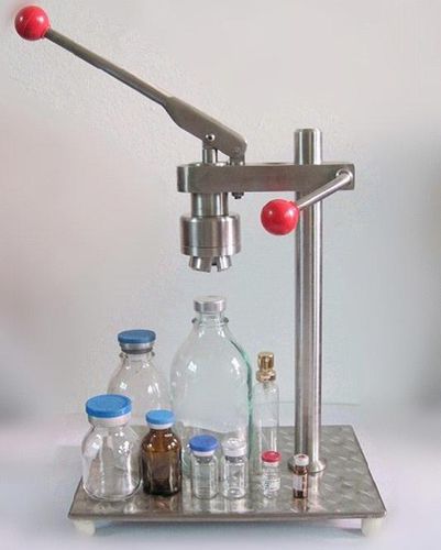 Boucheuse manuelle - GV-FG22 - HANGZHOU GEEVO TECHNOLOGY CO., LTD. - verticale / pour bouteilles / pour l'industrie pharmaceutique