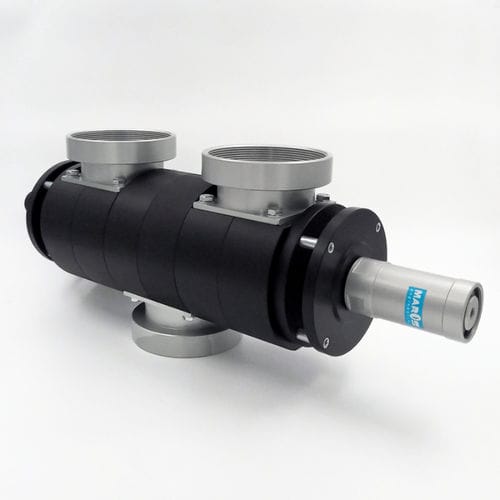 Vanne à piston - INVA 52 - MAROS Engineering - à commande pneumatique / à actionneur électrique / stop