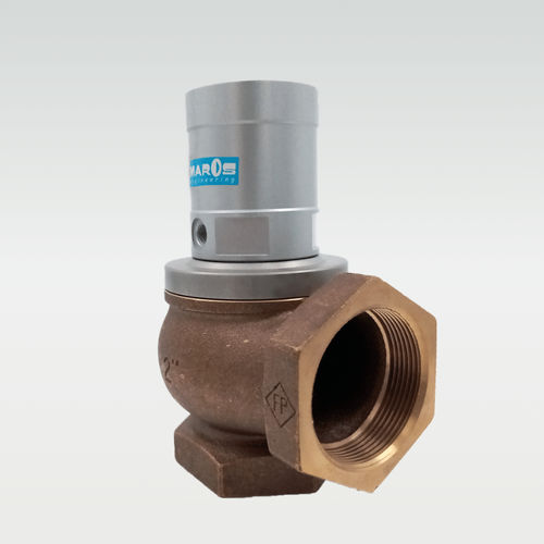 Vanne à piston - INcA - MAROS Engineering - à commande pneumatique / stop / filetée