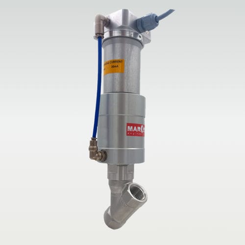 Vanne à piston - SRT M - MAROS Engineering - à commande pneumatique / de contrôle / à régulation de débit