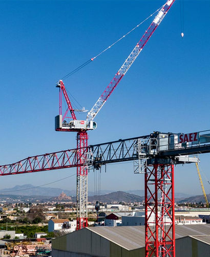 Grue montée sur camion - TLS 60 14 SR - Gruas Saez - à tour / pour chantier / de levage