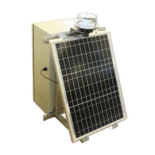 Balise d'obstruction à LED - L810-LXS-SOL - Luxsolar - à faible intensité / alimenté en énergie solaire / certifié FAA