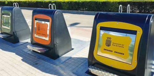 Conteneur à déchets en métal - JAC series - Sanimobel - enterré / à chargement vertical / pour déchets urbains