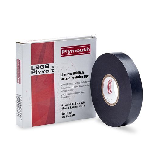 Ruban d'isolation électrique - L969 Plyvolt - Plymouth Rubber Europa S.A.U. - en caoutchouc / pour applications haute tension