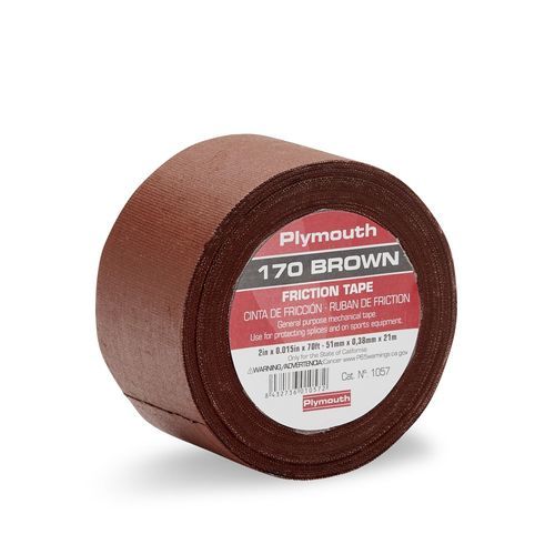 Ruban de recouvrement - 170 Brown - Plymouth Rubber Europa S.A.U. - en caoutchouc / en tissu