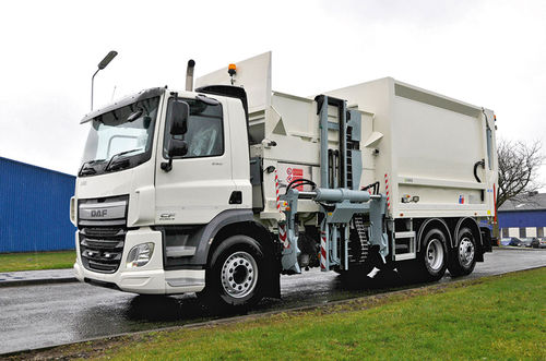 Chariot élévateur latéral hybride - ﻿FMO PLUS - Farid Zoeller group - autoguidé / de manutention / pour conteneur