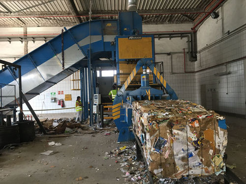 Presse à balles horizontale - H-120/2000 - Innovaciones IMABE - à chargement par le haut / pour produits en vrac / à haute puissance