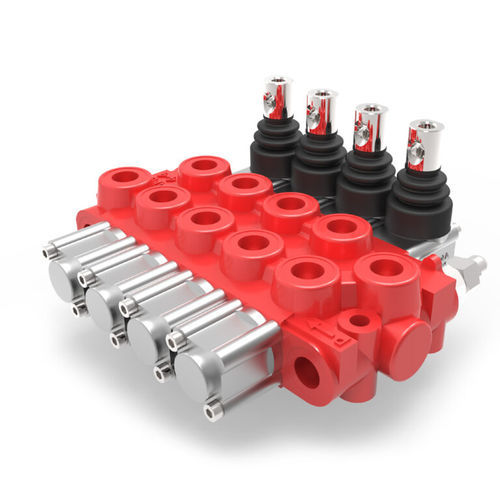 Distributeur hydraulique à tiroir - AMI 4 series - OLEODINAMICA AMI Srl - électrohydraulique / monobloc