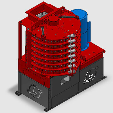 Broyeur pour métaux - BANO RECYCLING SRL - à rotor / vertical / robuste