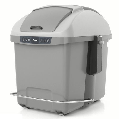 Conteneur à déchets à chargement latéral - OVAL 2000 - CONTENUR SL - en HDPE / intelligent / pour déchets urbains