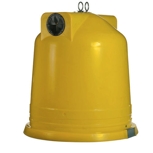 Conteneur à déchets en HDPE - Circular Igloo - CONTENUR SL - à chargement vertical / pour déchets urbains
