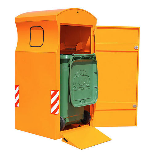 Conteneur à déchets en métal - CAD 1 - CONTENUR SL - en acier / de chargement arrière / pour déchets ménagers