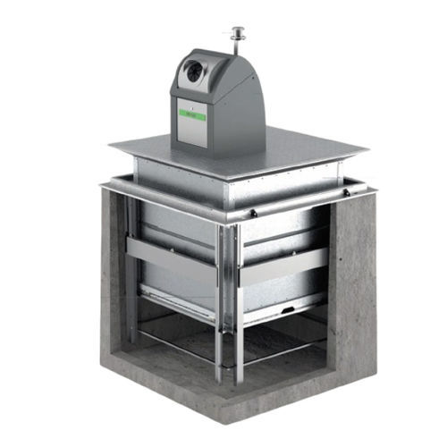 Conteneur à déchets en acier - SCV series - CONTENUR SL - en HDPE / enterré / pour déchets urbains