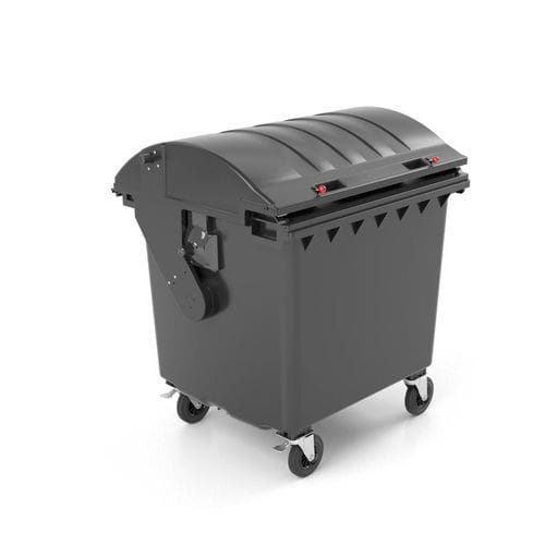 Conteneur à déchets en PEHD - C1100TC HD - CONTENUR SL - mobile / avec couvercle / à 4 roues