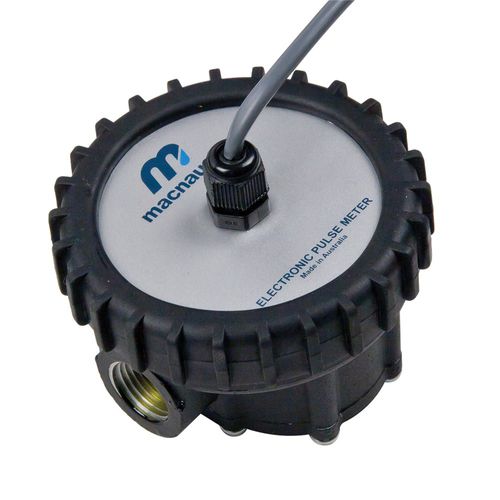 Compteur hydraulique - IM019P-01 - Macnaught  Pty Ltd - à engrenages ovales / d'huile / avec sortie d'impulsions