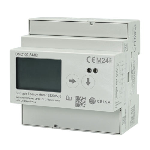 Compteur d'énergie électrique triphasé - DMC100-S MID  - Celsa Messgeräte GmbH - sur rail DIN / RS-485 / Modbus